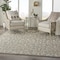 Homeroots 8 x 11 ft. Natural & Gray Indoor & Outdoor Area Rug 385053 - alternate 2